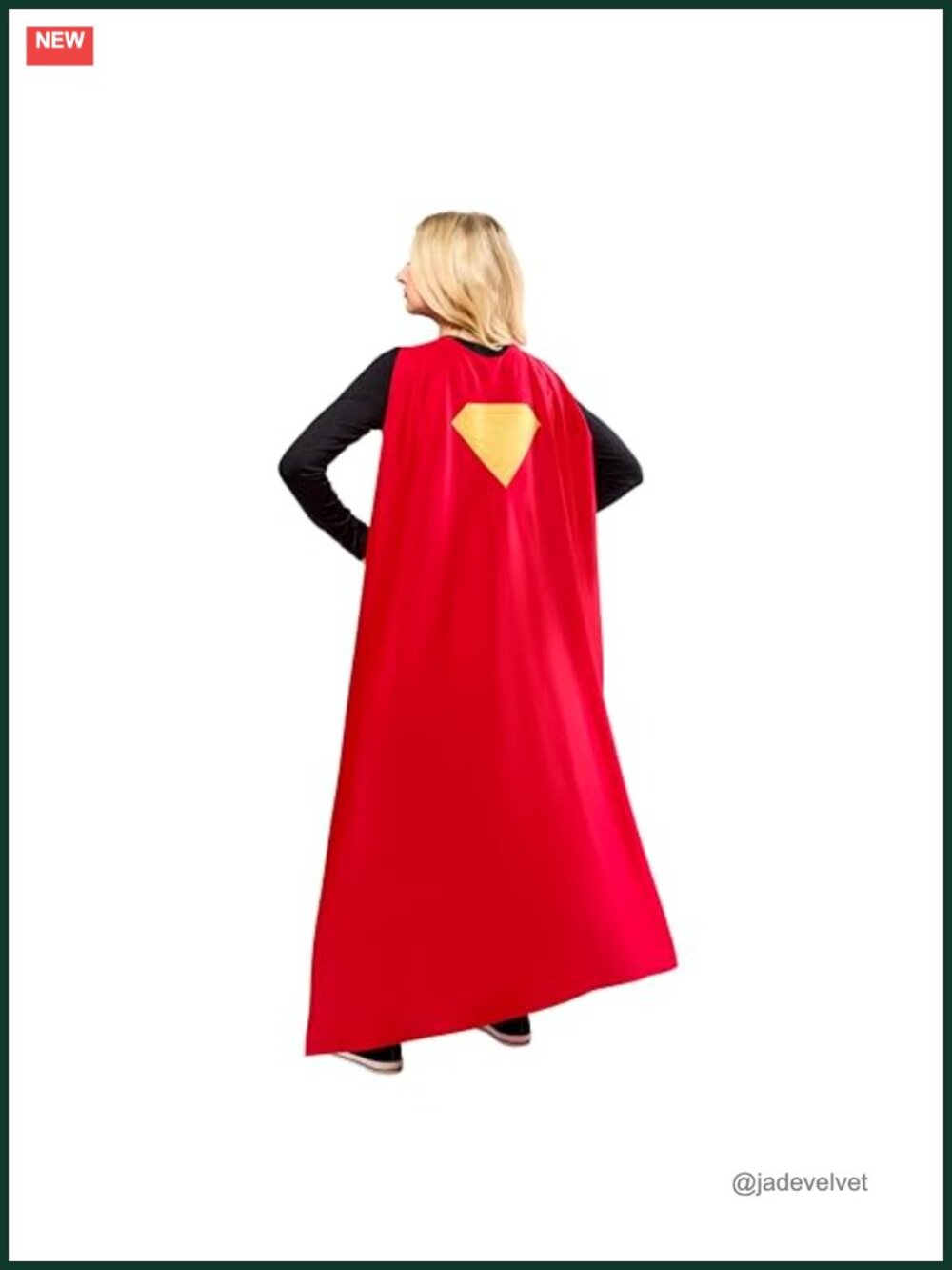 Supergirl Cape Costume for Adults | Officially Licensed Cosplay Cape 48 inch